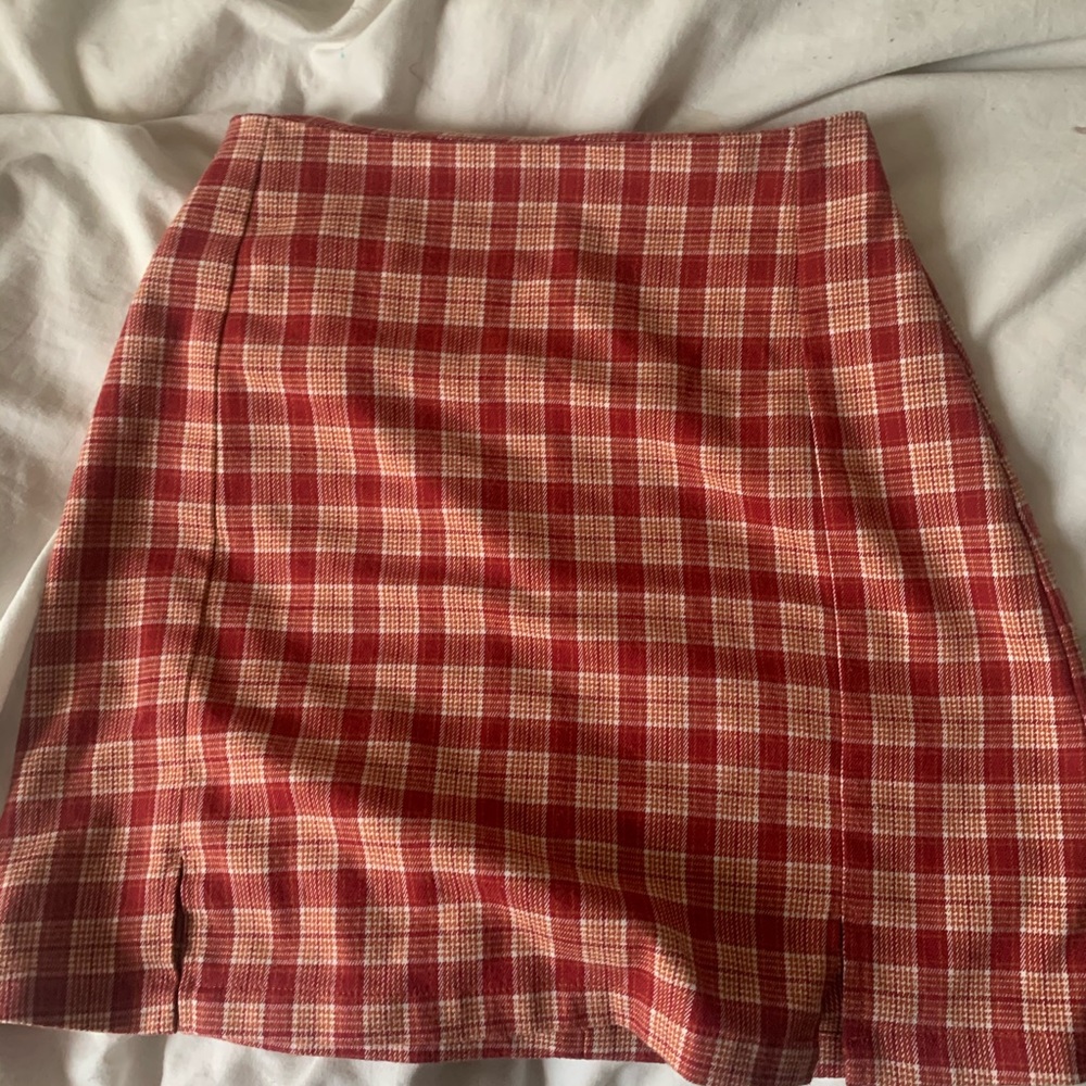 CARA PLAID SKIRT